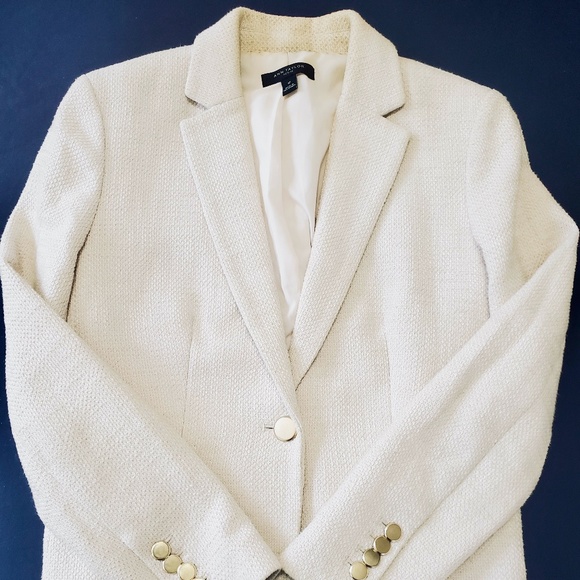 Ann Taylor Cream Blazer - Picture 4 of 15